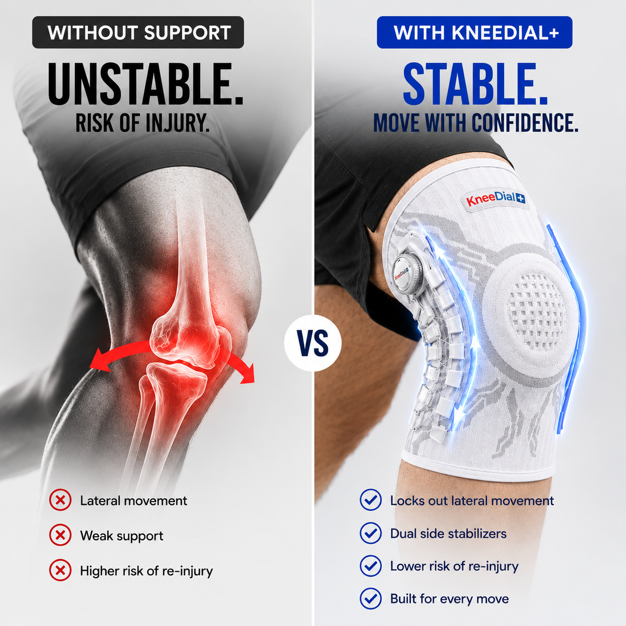 KneeDial™ Pro Knee Support Brace