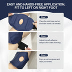 Knee Ice Pack Wrap Sleeve
