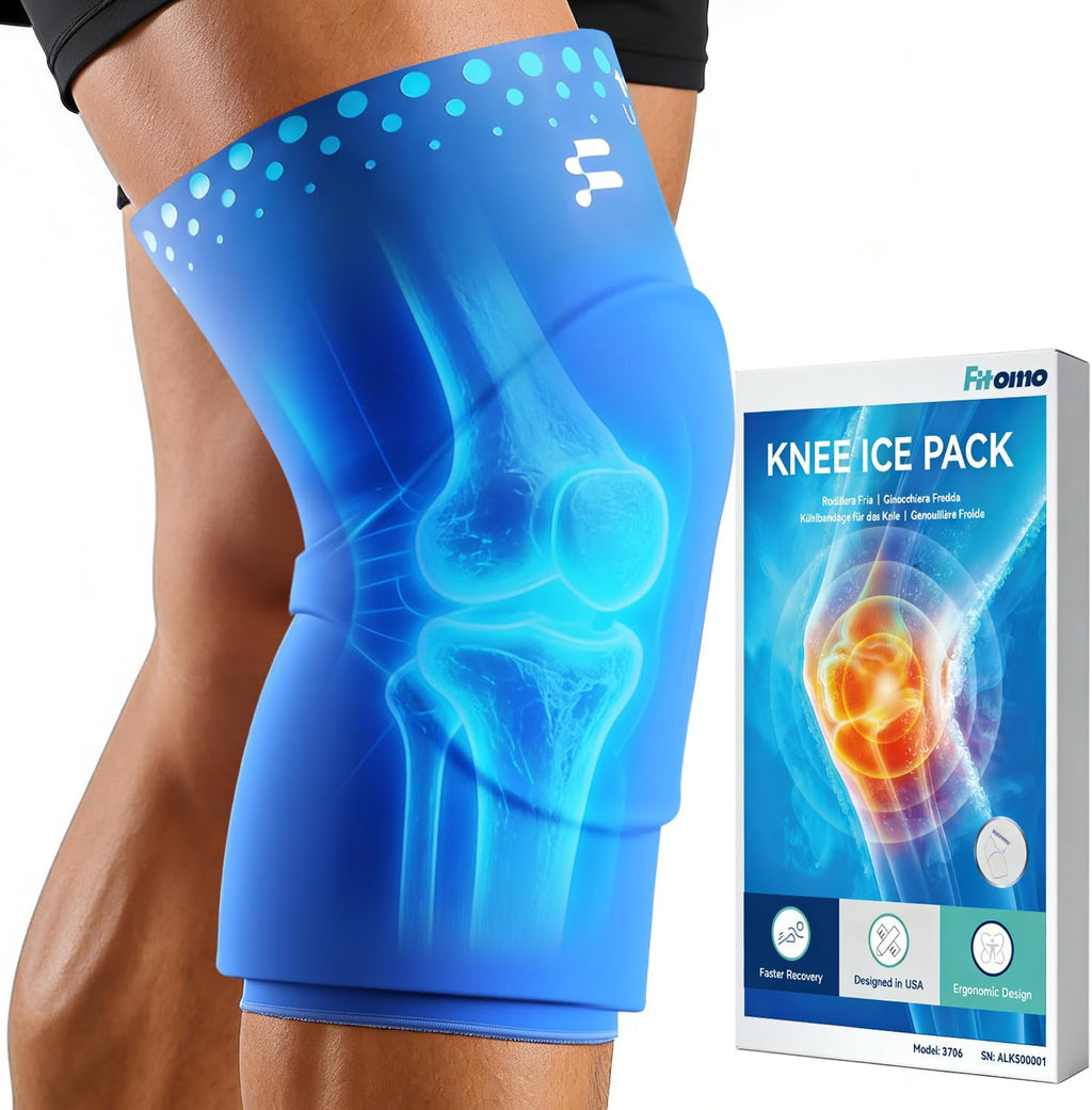 Knee Ice Pack Wrap Sleeve